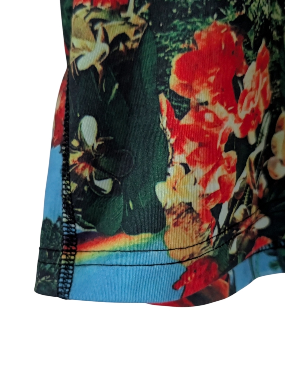 Burton Maui Wowie AOP Hawaiian Lightweight Short Sleeve Poly Spandex Top - Picture 7 of 13